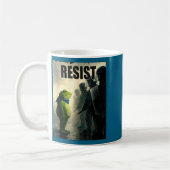 Rtland Frog Resist Suprt Democracy コーヒーマグカップ (左)