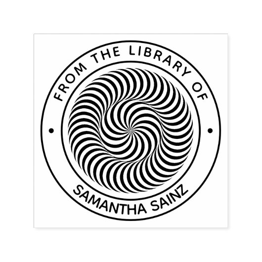 Ruブックのライブラリから明るい光の幻想 セルフインキングスタンプ (デザイン)