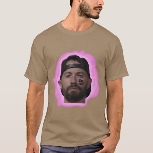 Ruaビーツフェイス レトロ tシャツ (正面)