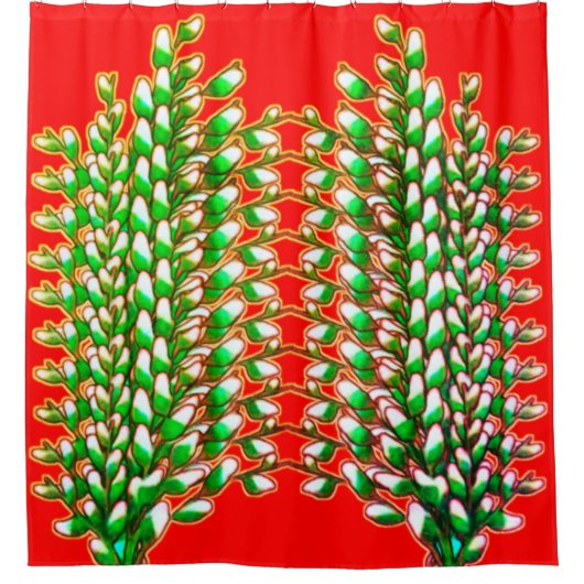 Rub-a-Dub-Dub 3Dシャワカラフルーカーテン – 鮮やか シャワーカーテン (正面)