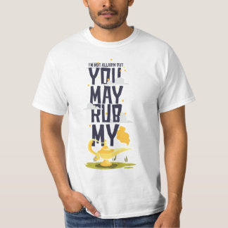 Rub My Lamp - Aladdinおもしろい Tインスパイアシャツ Tシャツ