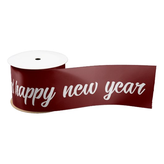 ruban de Noël et nouvel an サテンリボン (リール)