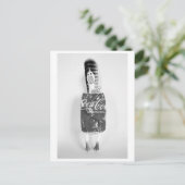 Rubber chicken with soda can dress - Coq à Cola ポストカード (スタンド正面)