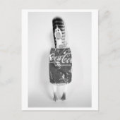 Rubber chicken with soda can dress - Coq à Cola ポストカード (正面)