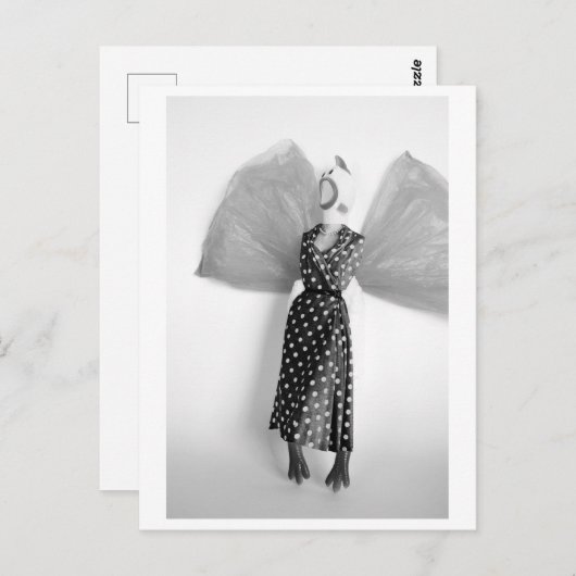 Rubber chicken with wings - Elle - Postcard ポストカード (正面/裏面)