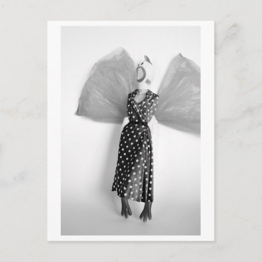 Rubber chicken with wings - Elle - Postcard ポストカード (正面)