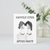 Rubber Chickens Happily Ever After Party Postcard ポストカード (スタンド正面)