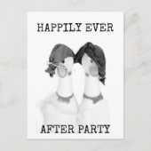 Rubber Chickens Happily Ever After Party Postcard ポストカード (正面)