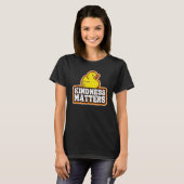 Rubber Duck Anti Bullying Rainbow Kindness Matters Tシャツ (正面フル)