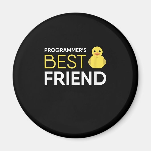 Rubber Duck Debugging Programmers  Friend マグネット (正面)