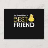 Rubber Duck Debugging Programmers Friend 案内ポストカード (正面)