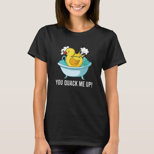 Rubber Duck Ducks Duck Bathroom Bubble 1 Tシャツ (正面)