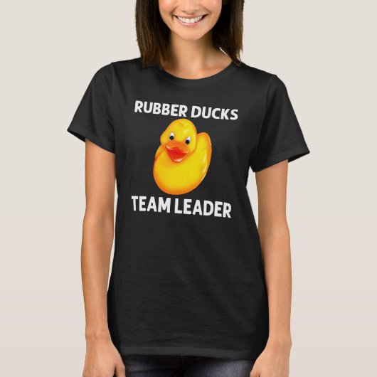 Rubber Duck For Men Women Kids Rubber Ducks Duckie Tシャツ (正面)