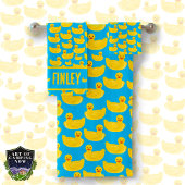 Rubber Duck Kids Personalized Bath Set バスタオルセット