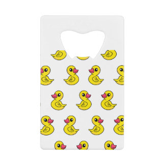 Rubber Duck Pattern クレジットカード栓抜き