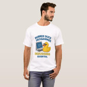 Rubber Duck Programmer Funny Debugging Essential T Tシャツ (正面フル)