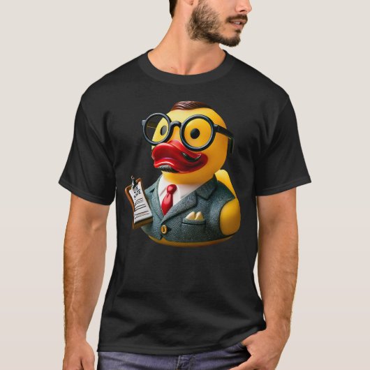 Rubber Duck Real Estate Agent Home Property Sales Tシャツ (正面)