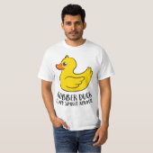 Rubber Duck Spirit Animal Funny Duck  Tシャツ (正面フル)