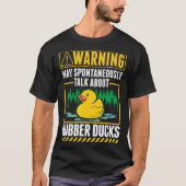 Rubber Duck Squeaky Duck Duckie Bath Duck  1 Tシャツ (正面)