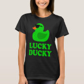 Rubber Duck Sunglasses Lucky Ducky Cool Animal Gra Tシャツ (正面)