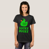 Rubber Duck Sunglasses Lucky Ducky Cool Animal Gra Tシャツ (正面フル)