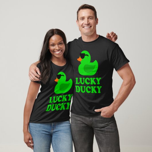 Rubber Duck Sunglasses Lucky Ducky Cool Animal Gra Tシャツ (ユニセックス)