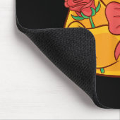 Rubber Duck Valentines Day Rubber Duckie  マウスパッド (コーナー)