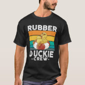 Rubber Duck Yellow Duckie Crew Bath Ducks Duckling Tシャツ (正面)