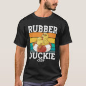 Rubber Duck Yellow Duckie Crew Bath Ducks Duckling Tシャツ (正面)