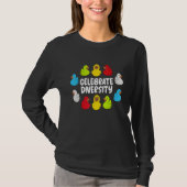 Rubber Ducks Celebrate diversity Tシャツ (正面)