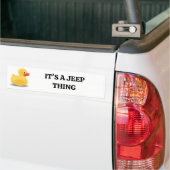 Rubber ducky bumper sticker バンパーステッカー (トラック上)