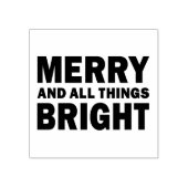 Rubber Stamp & Ink | Merry & All Things Bright ラバースタンプ (インプリント)