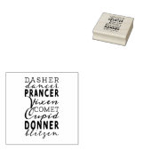 Rubber Stamp & Ink | Santa's Reindeer ラバースタンプ (押印)