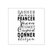 Rubber Stamp & Ink | Santa's Reindeer ラバースタンプ (インプリント)