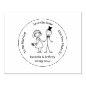 Rubber Stamp - Save The Date ラバースタンプ (インプリント)