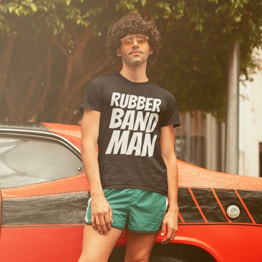 RUBBERBAND MAN MEN'S 1970s Tシャツティー Tシャツ