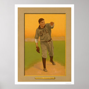 Rube Waddellは野球1911年を茶色にします ポスター
