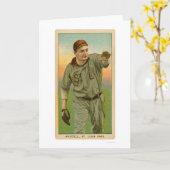 Rube Waddell Baseball 1909 カード (黄色い花)
