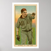 Rube Waddell Baseball 1909 ポスター (正面)