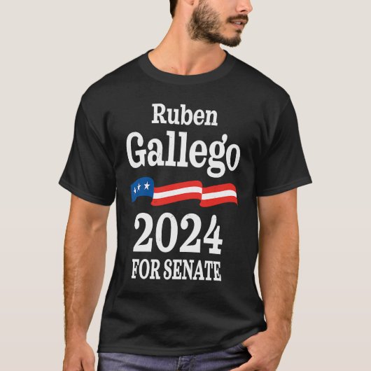 Ruben Gallego 2024米国上院アリゾナ民主党用 Tシャツ (正面)