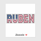 Ruben Name Vorname USA Sticker Stickerset シール (シート)