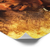 Rubensによる黒人の頭 ポスター (角)