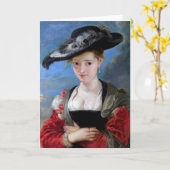 Rubensハッ感じトCC0727グリーティングカード カード (黄色い花)