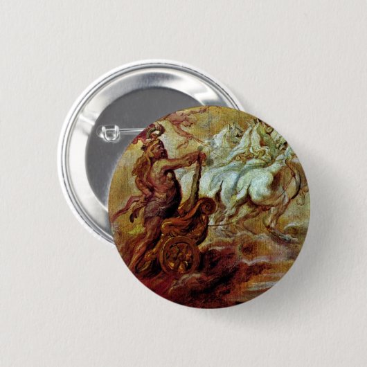 Rubensピーターポール著ヘラクレスの神格化 缶バッジ (正面&裏面)