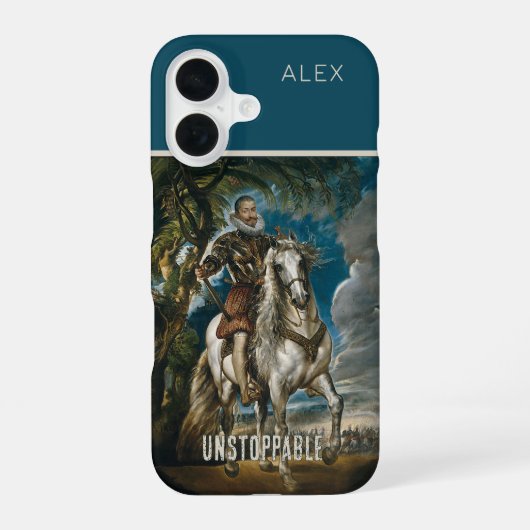Rubens Duke of Lerma Unstoppable Custom Phone Case iPhone 16ケース (裏面)