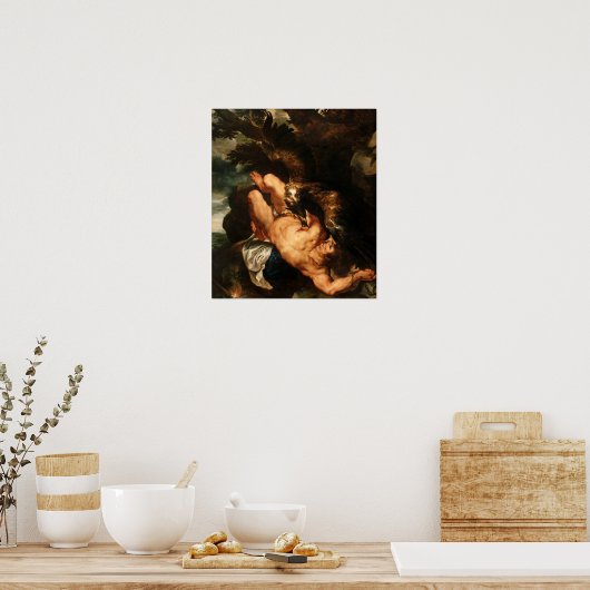 Rubens - Prometheus Bound ポスター (キッチン)