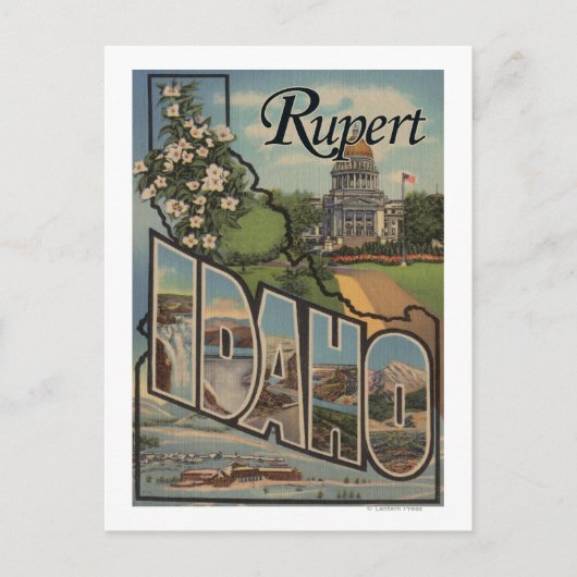 Rubert, IdahoLarge Letter ScenesRubert, ID ポストカード (正面)