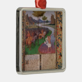 Rubicon、c.1470を交差させているガイウス・ユリウス・カエサル メタルオーナメント (右)