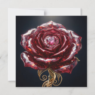 Rubies Red Magnet Card マグネット招待状