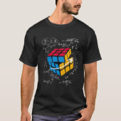 Rubik’s Cube Math Formula T-Shirt  Tシャツ (正面)